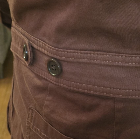 BR/HTG-SF-78 Banana Republic Reissue M Chocolate Rust Utility Jumpsuit Gorpcore - Picture 10 of 16